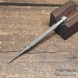 Vintage Moore & Wright Engine Turned Scriber - Good Condition