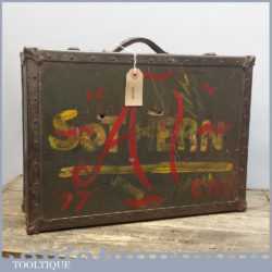 Vintage WW2 AAF Sothern Flight Case For Sgt H Fizelle - Militaria