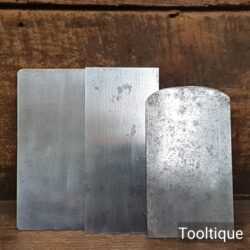 Vintage Set 3 Cabinet Scrapers - Nice Crisp Edges Ready For Use