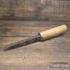 Vintage ¹⁷⁄₃₂” Herring Carpenter’s 1/4” Cast Steel Mortice Chisel - Sharpened Honed