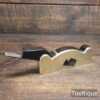 Antique Brass Shoulder Plane Ebony Infill & Ebonised Rosewood Wedge - Fully Refurbished