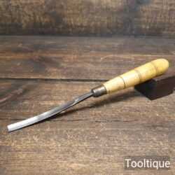 Vintage ⅜” S.J. Addis No: 13 Woodcarving Curved Gouge Chisel - Sharpened
