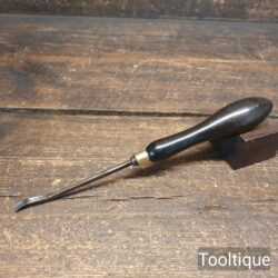 Scarce Vintage Herring Woodcarving Reverse Spoon Gouge Chisel - Sharpened