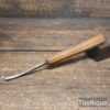 Vintage ³⁄₁₆” Moulson Bros Curved Veiner Woodcarving Gouge Chisel - Sharpened
