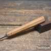 Vintage ³⁄₁₆” Moulson Bros Curved Veiner Woodcarving Gouge Chisel - Sharpened