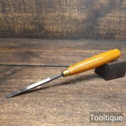 Vintage S.J. Addis ⁹⁄₃₂” Woodcarving Straight Skew Chisel - Sharpened