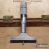 Vintage Boxed Moore & Wright Traditional Micrometer Depth Gauge - Good Condition