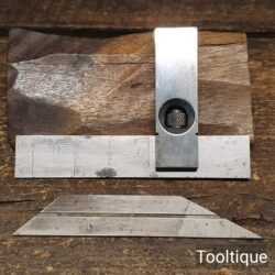 Vintage 4" Moore & Wright No: 416 Adjustable Engineering Combination Square