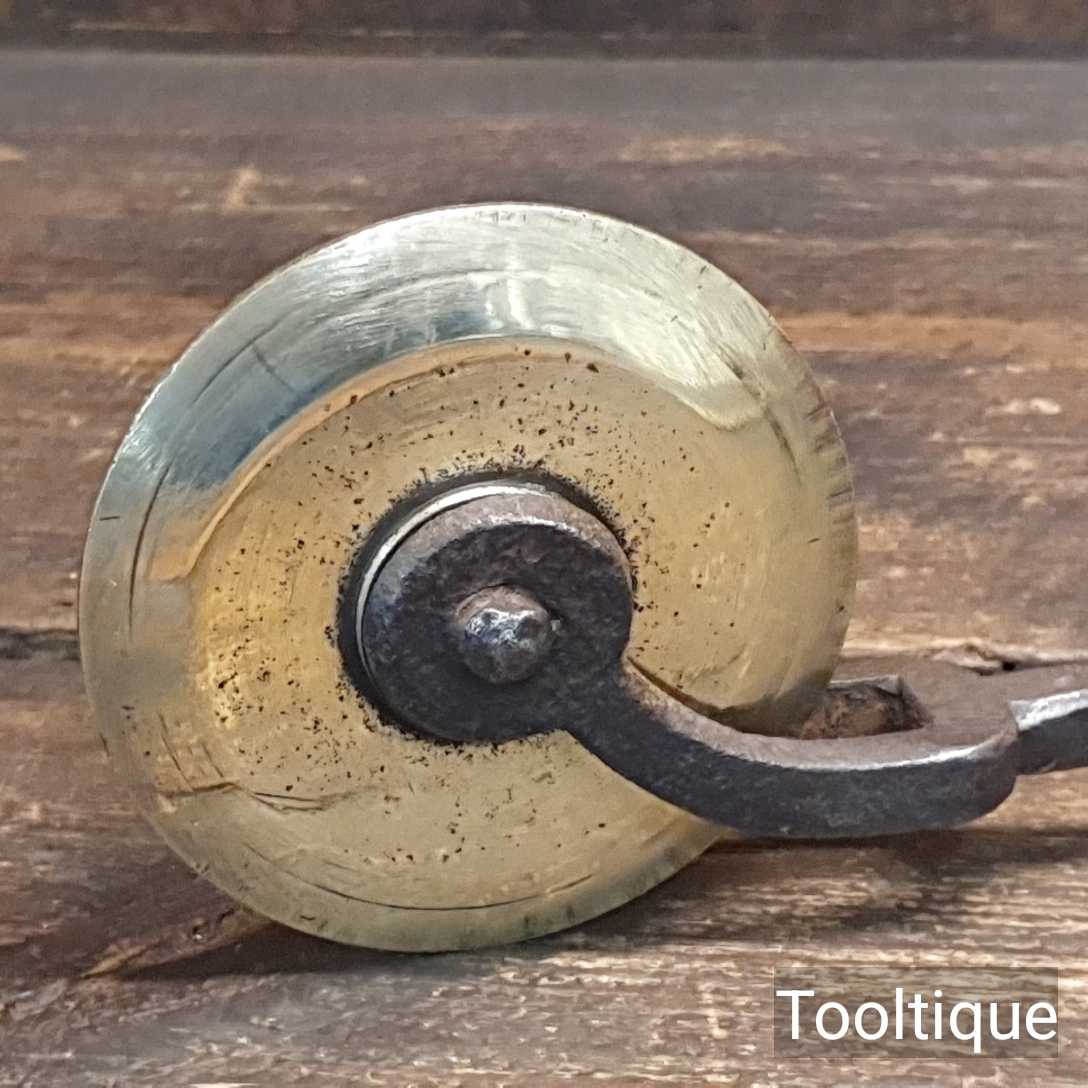 Vintage 9 No: Bookbinding Brass Double Line Shoulder Wheel Tools ...