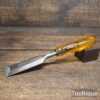 Vintage W. Marples Shamrock Carpenter’s 1 ¼” Bevel Edge Chisel - Sharpened Honed