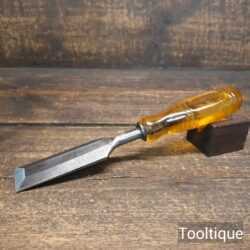 Vintage W. Marples Shamrock Carpenter’s 1 ¼” Bevel Edge Chisel - Sharpened Honed