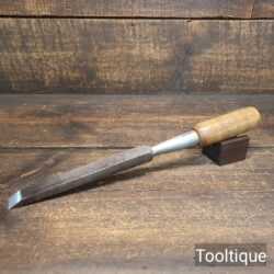 Unusual Vintage Footprint ¾” Socketed Paring Firmer Chisel - Refurbished Sharpened