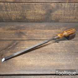Unusual Vintage 17/32” Ward 12” Long Reach Firmer Paring Chisel - Refurbished Sharpened