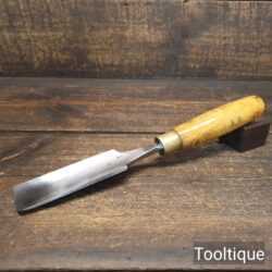 Vintage Moulson Brothers 1 ½” Cast Steel Straight Gouge Chisel - Fully Refurbished