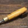Vintage Moulson Brothers 1 ½” Cast Steel Straight Gouge Chisel - Fully Refurbished