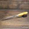 Vintage Footprint ¼” Cast Steel Sash Mortice Chisel - Sharpened Honed