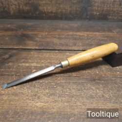 Vintage I. Sorby ¹³⁄₃₂” Cast Steel Bevel Edge Chisel - Sharpened Honed