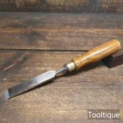 Vintage W. Gilpin 1925 ¹³⁄₁₆” Cast Steel Firmer Chisel - Refurbished Sharpened