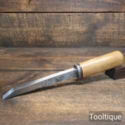 Scarce Vintage Mitchell Wreaks ¹⁹⁄₃₂” Cast Steel Mortice Chisel - Sharpened Honed