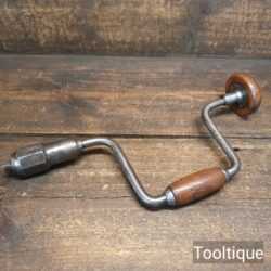 Vintage J.A. Chapman Brace Beechwood Handles 10” Sweep - Good Condition