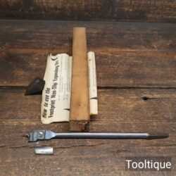 Vintage Footprint No: 101 Nonslip Expanding Bit & Extra Cutter - Good Condition