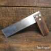 Vintage Carpenters 7 ¾” Rosewood & Brass Try Square - Good Condition