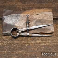 Vintage Moore & Wright 3" Spring Steel Dividers - Good Condition