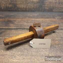 Vintage Carpenters Beechwood Marking Gauge - Good Condition