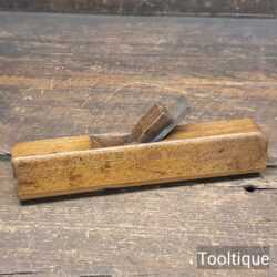 Vintage Pattern Maker’s 7 ½” Miniature Beechwood Round Plane - Good Condition