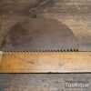 Antique 6 ½” Stonemasons Drag Course Saw Plate - Sharpened Ready To Use