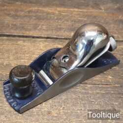 Scarce Vintage Record No: 0230 Knuckle Top Quick Release lever Cap Block Plane