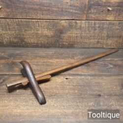 Vintage 23 ¾” Beechwood Mahogany Panel Marking Gauge - Good Condition