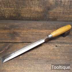 Vintage W. Marples & Sons Carpenter’s 1 ¼” Bevel Edge Paring Chisel - Sharpened Honed