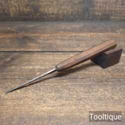 Vintage L. Shaw ⅜” Woodcarving Straight Gouge Chisel - Sharpened Honed