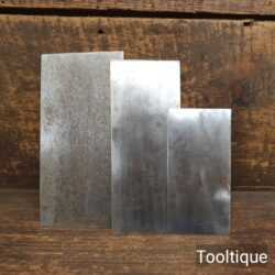 Vintage Selection Of 3 No: Cabinet Scrapers - Ready For Use