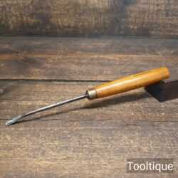 Vintage S.J. Addis 1/4” Spoon Gouge Woodcarving Chisel - Sharpened Honed