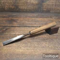 Scarce Antique John Green ¹¹⁄₁₆” Woodcarving Gouge Chisel - Sharpened Honed