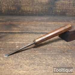 Vintage ⁷⁄₃₂” Woodcarving Skew Flat Chisel - Sharpened Honed