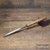 Vintage Herring Bros ⁹⁄₃₂” Woodcarving Straight Gouge Chisel - Sharpened Honed