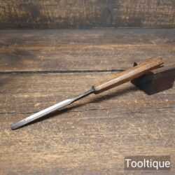 Vintage Herring Bros ⁹⁄₃₂” Woodcarving Straight Gouge Chisel - Sharpened Honed