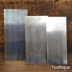 Vintage Selection Of 3 No: Cabinet Scrapers - Ready For Use