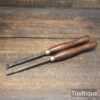 Vintage Pair No: 12 Woodturners Inner & Outer Thread Turning Chasing Tools