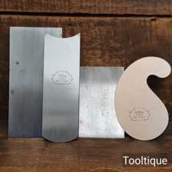 Vintage Set of 4 No: Cabinet Scrapers - Ready For Use