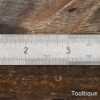 Vintage 6" Rabone Chesterman Imperial & Metric Steel Rule - Good Condition