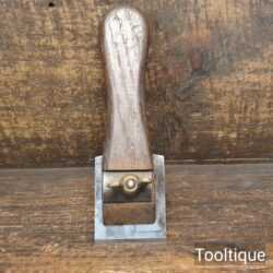 Vintage 7" Long Hand Scraper With Mahogany Clamp - Good Condition