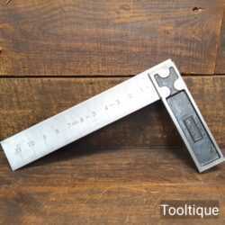 Vintage J. Rabone & Sons No: 1905 Engineers 12” Calibrated Cast Steel Try Square