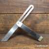 Vintage Rosewood & Brass Sliding Bevel 12” Blade - Ready To Use