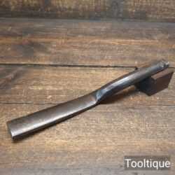 Vintage Plumber's 1” Cranked Gouged Caulking or Staving Iron - Good Condition