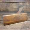 Antique John Moseley No: 6 Rounding Beech Moulding Plane - Good Condition