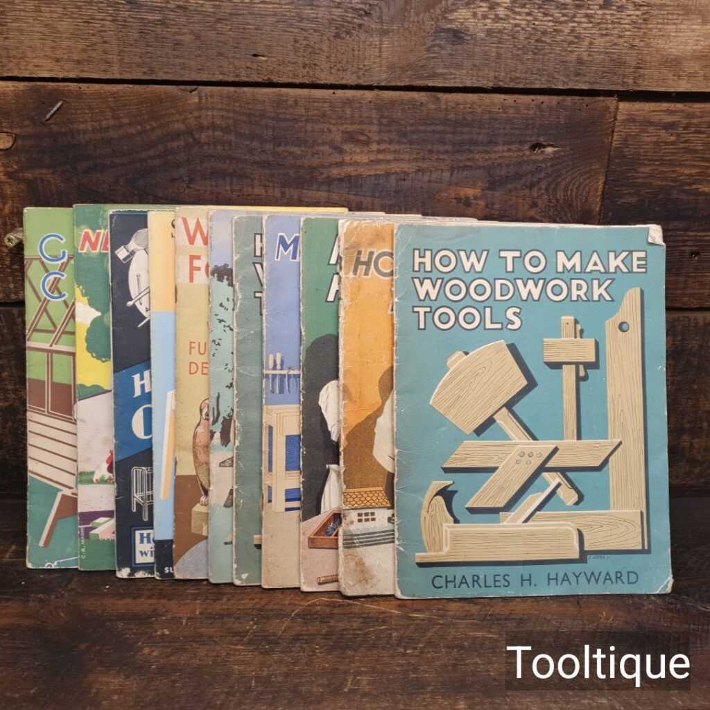 Vintage Selection 11 Different Woodworking Booklets - Good Condition